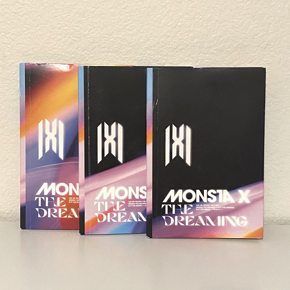 [3 Count] Monsta X “The Dreaming” Albums (Versions I, II & III)